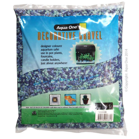 Aqua One Decorative Gravel - Mixed Colours