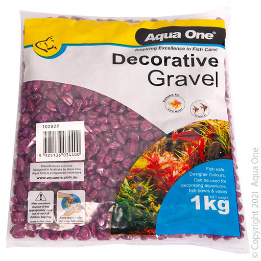 Aqua One Decorative Gravel Purple