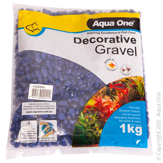 Aqua One Decorative Gravel Deep Blue