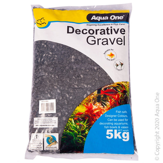 Aqua One Decorative Gravel Black