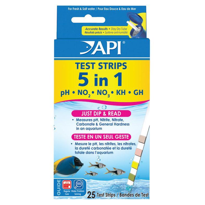 API Aquarium 5-in-1 Test Strips