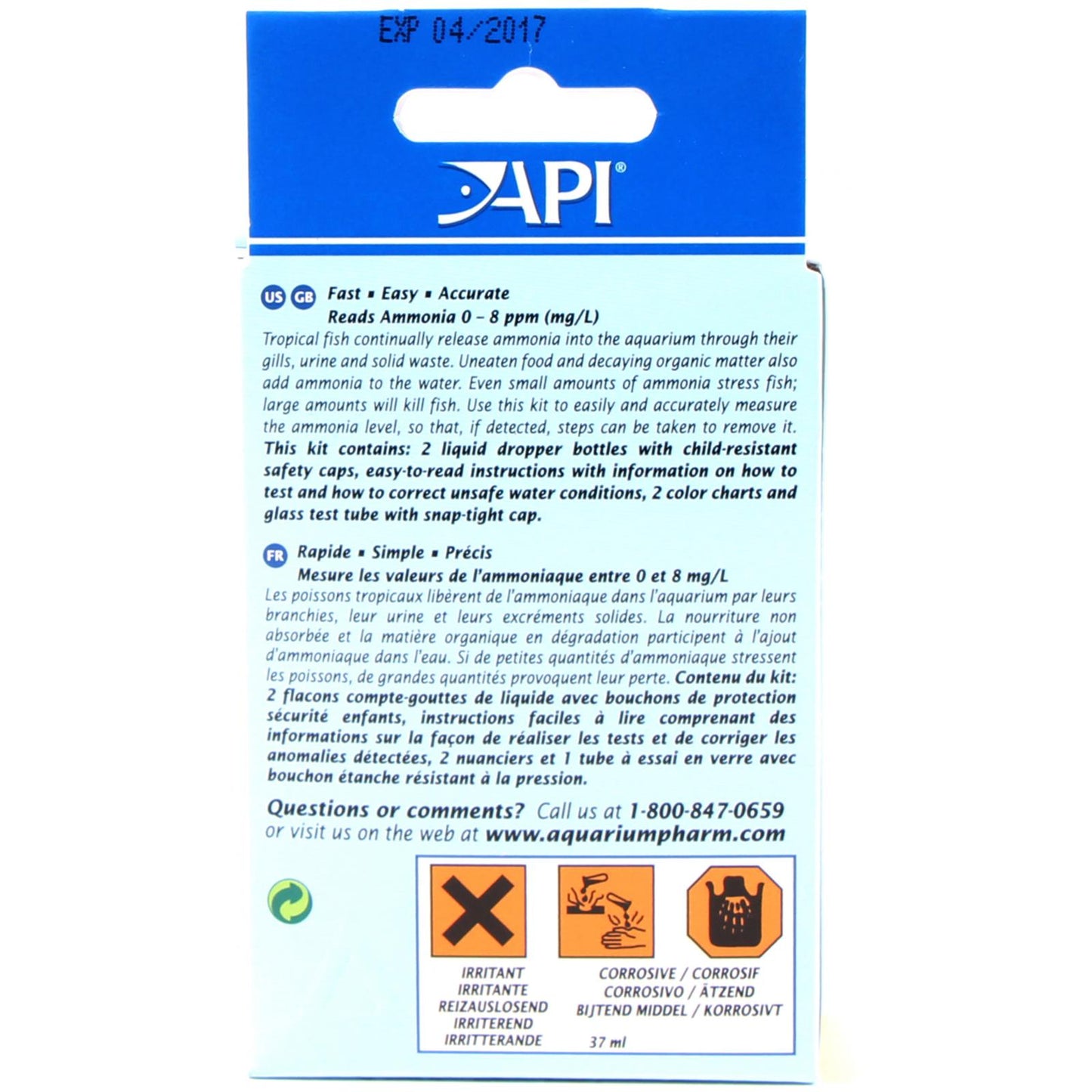 API Ammonia Test Kit