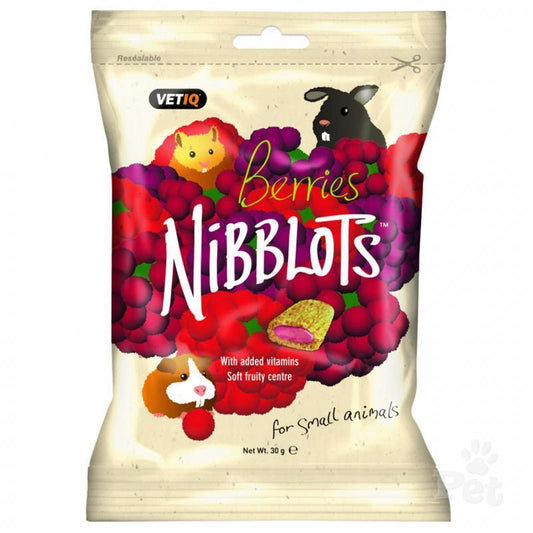 Vet IQ Nibblots Berries Small Animal Treats