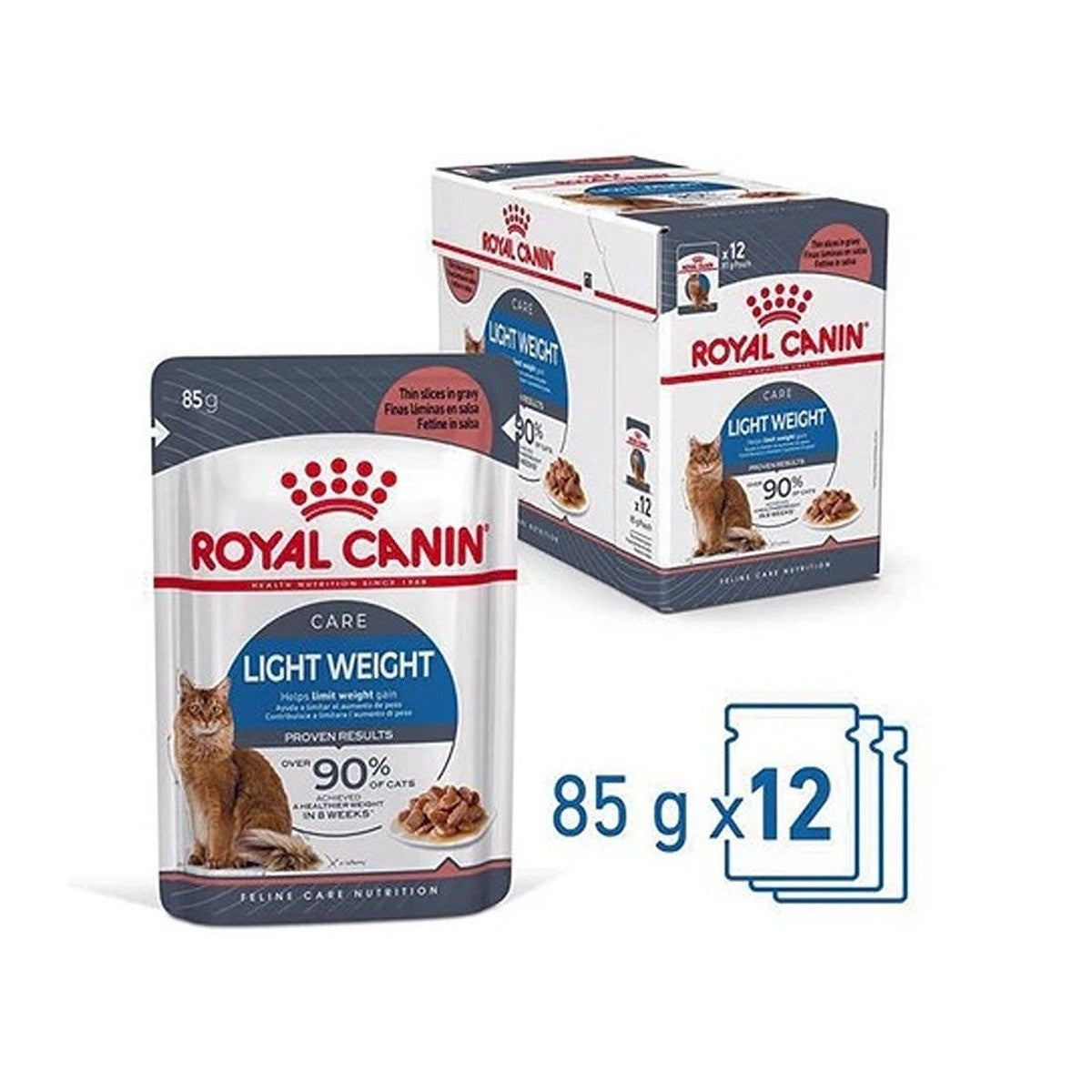 Royal Canin Light Weight Care in Gravy Wet Cat Food