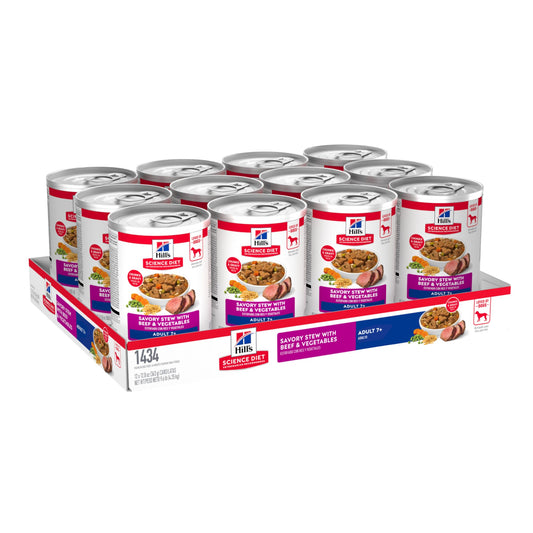 Hill's Science Diet Adult Savoury Stew Beef & Vegetables Wet Dog Food