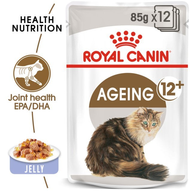 Royal Canin Ageing +12 in Jelly Wet Cat Food
