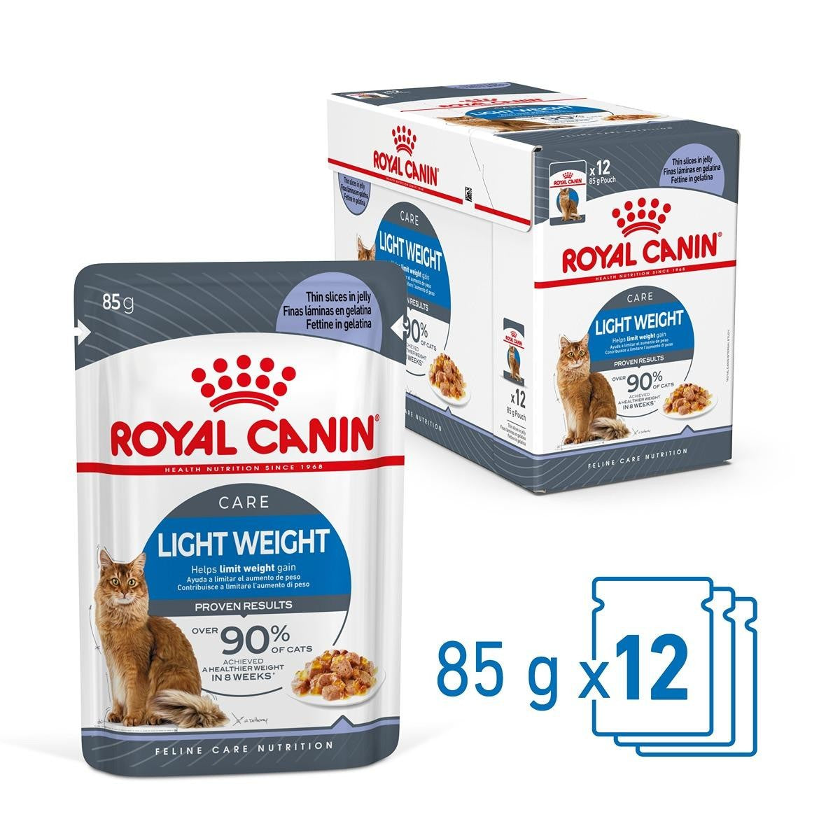Royal Canin Light Weight Care in Jelly Wet Cat Food