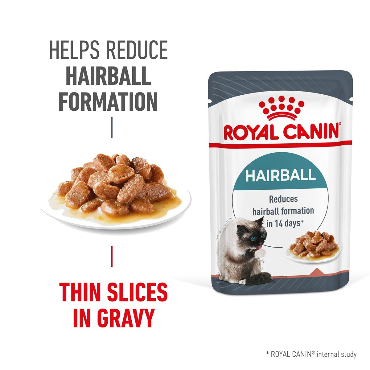 Royal Canin Hairball Care in Gravy Wet Cat Food