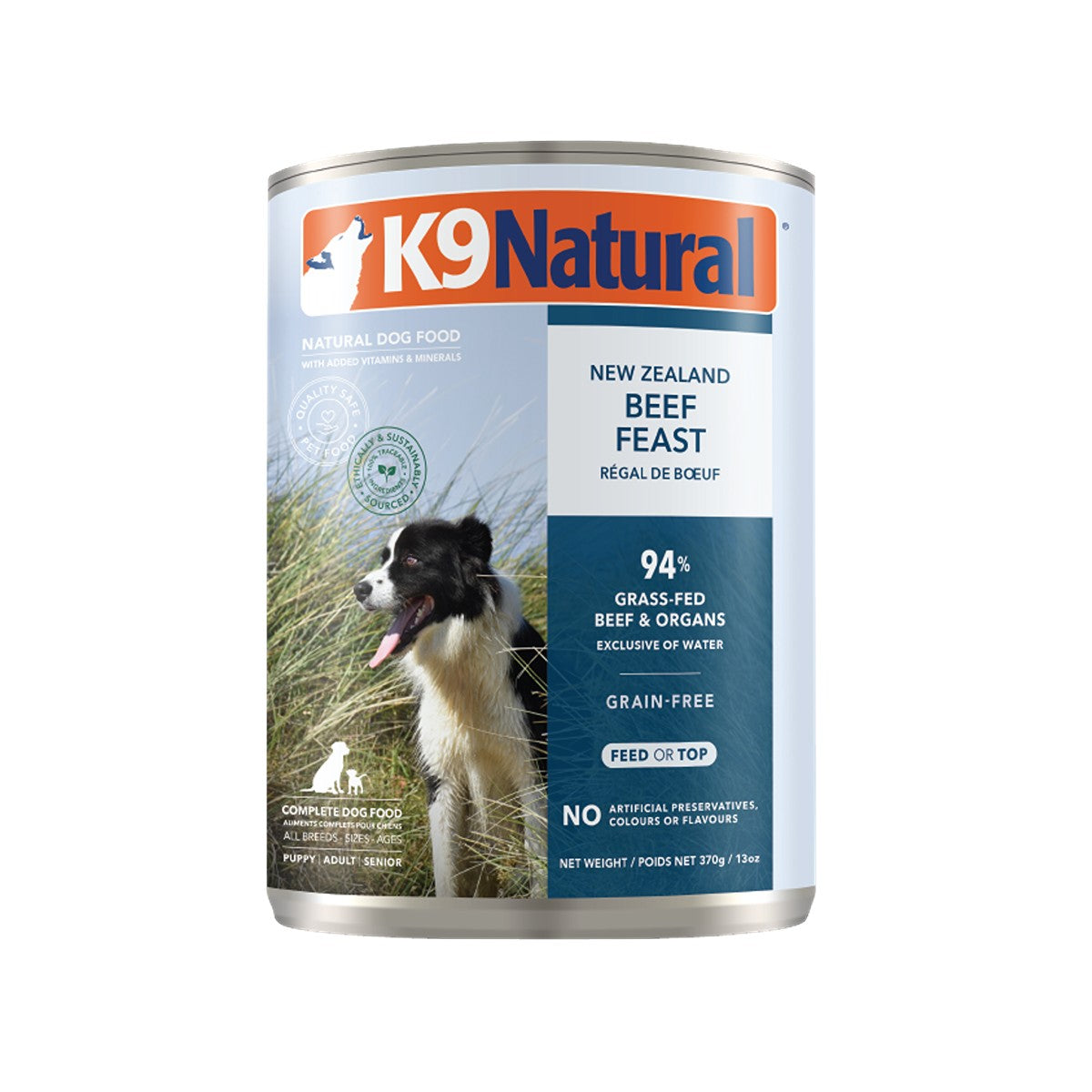 K9 Natural Beef Feast Wet Dog Food