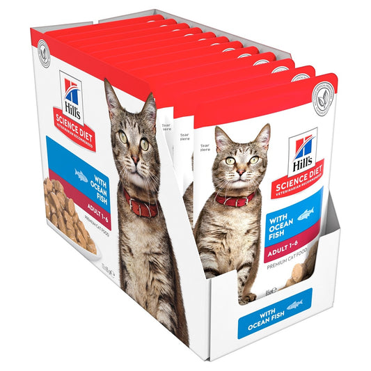 Hill's Science Diet Adult Ocean Fish Wet Cat Food