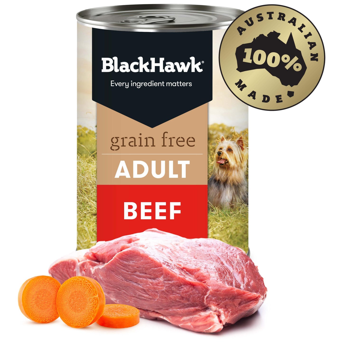 Black Hawk Grain Free Beef Wet Dog Food
