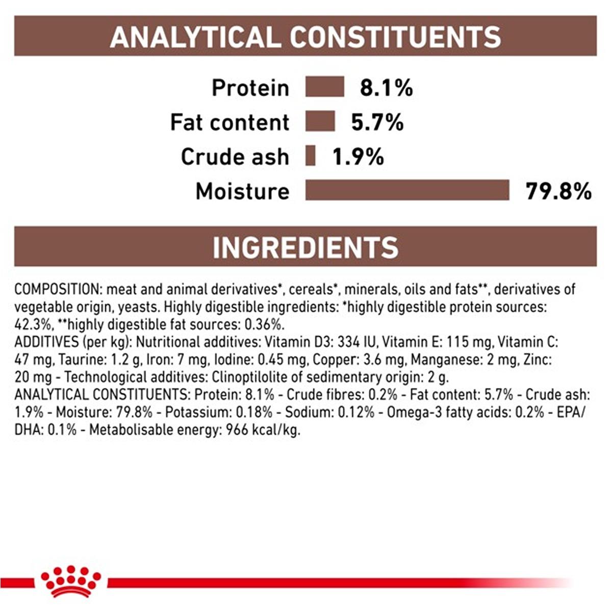 Royal Canin Vet Feline Gastrointestinal Wet Cat Food
