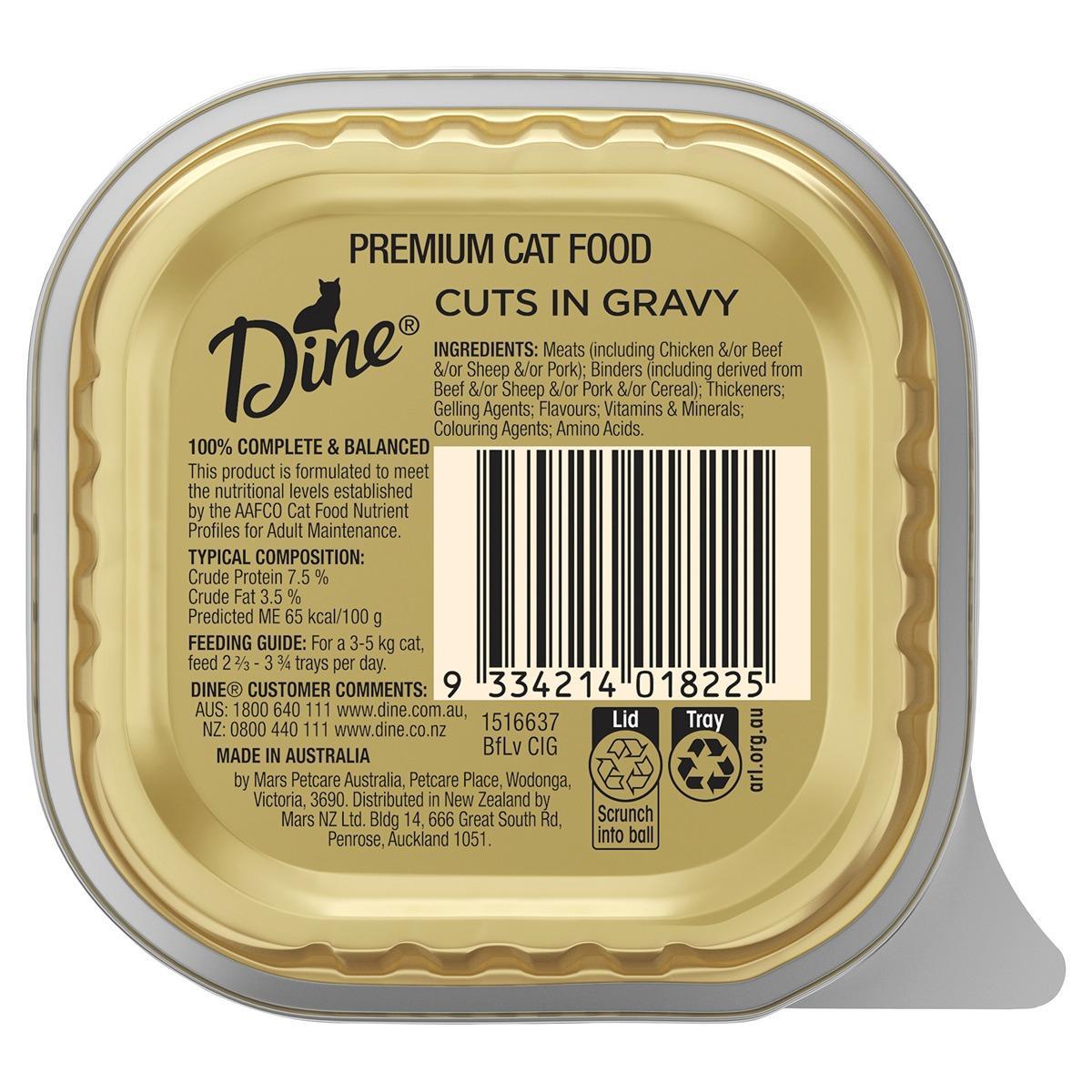 Dine Cuts In Gravy With Beef & Liver Wet Cat Food