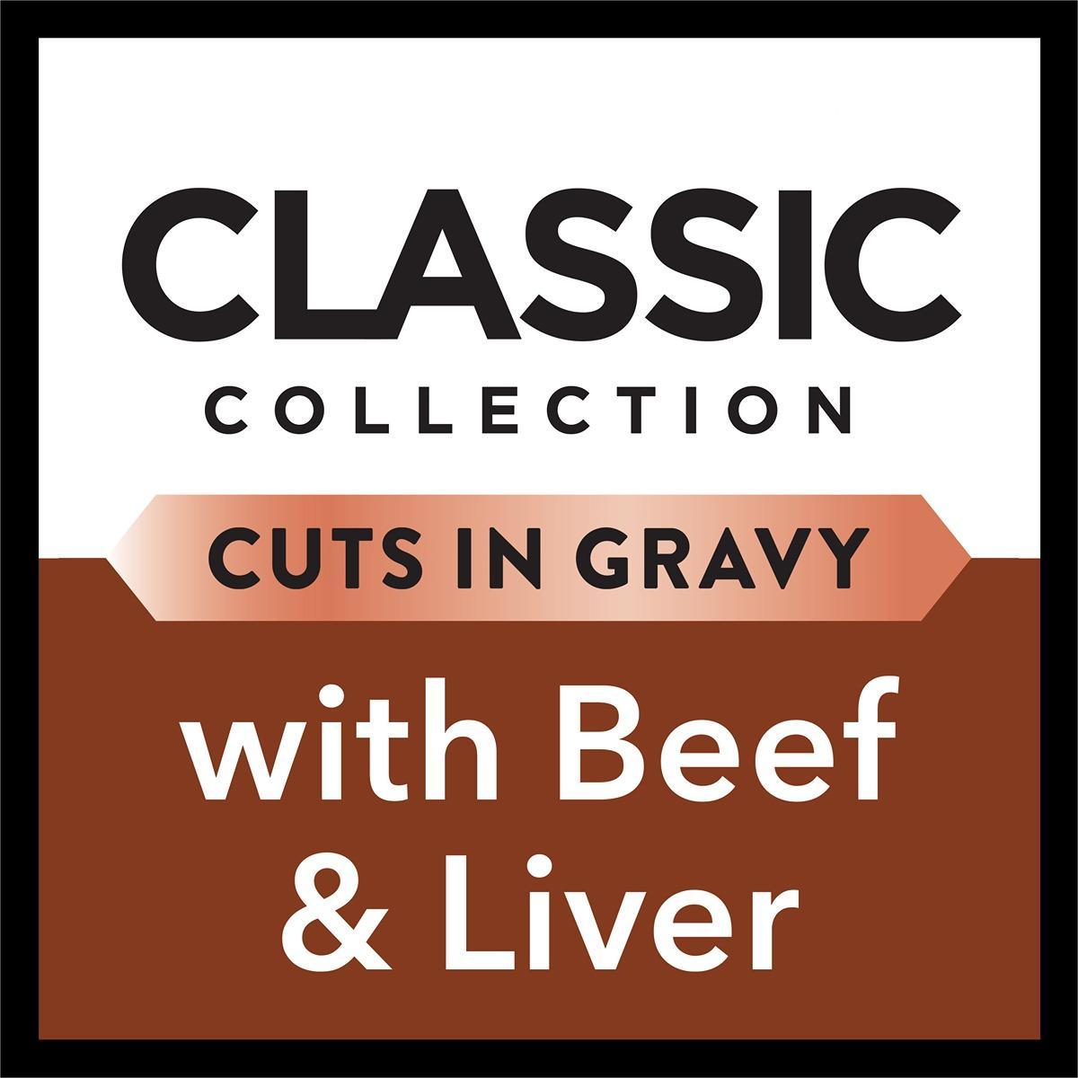 Dine Cuts In Gravy With Beef & Liver Wet Cat Food