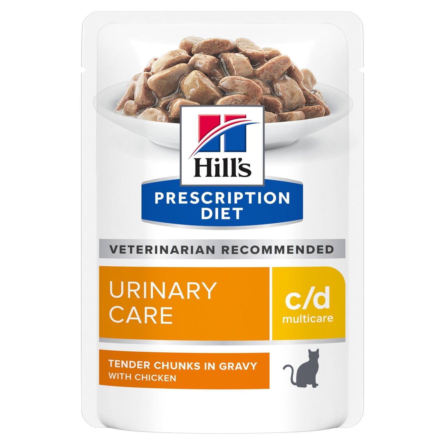 Hill's Prescription Diet c/d Urinay Care Chicken Wet Cat Food Pouches
