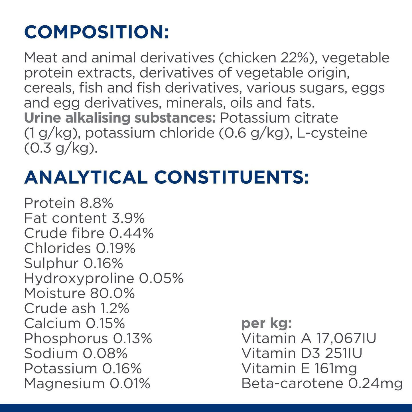Hill's Prescription Diet c/d Urinay Care Chicken Wet Cat Food Pouches