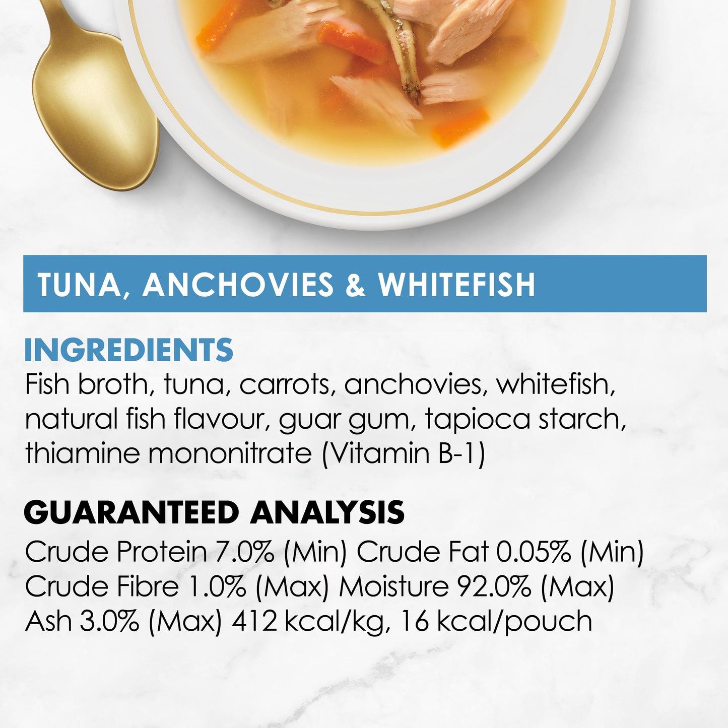 Fancy Feast Classic Broths Tuna Anchovies Whitefish Wet Cat Food